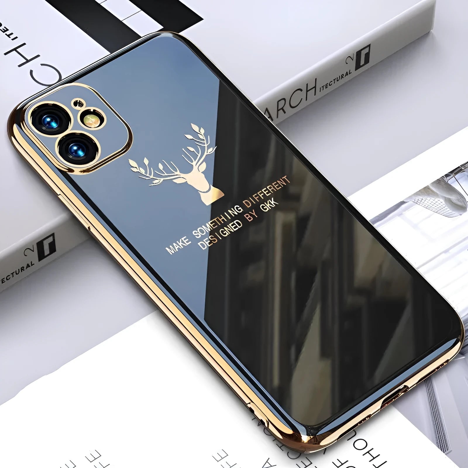 Black TPU full lens iPhone case showing camera protection for multiple model compatibility