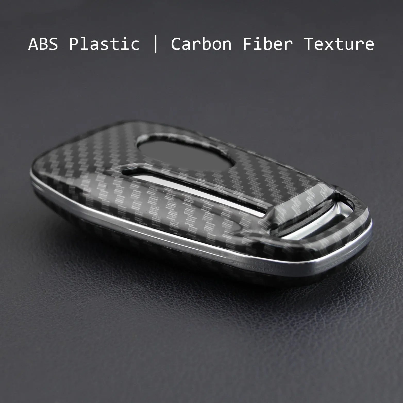 Plastic remote control protective shell for car keys with a buckle closure.