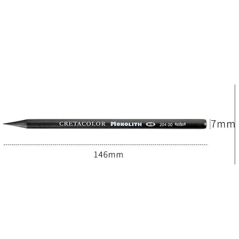 Wood-free graphite pencil in 2B 4B HB hardness for drawing and colouring