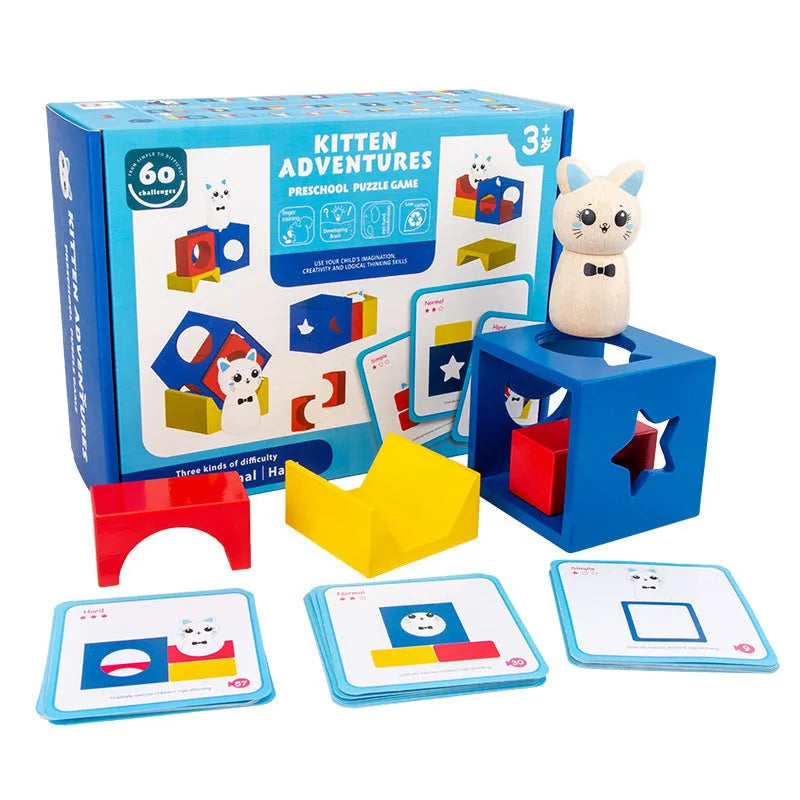 Wooden colour training touch flip board for children aged 4-6 years