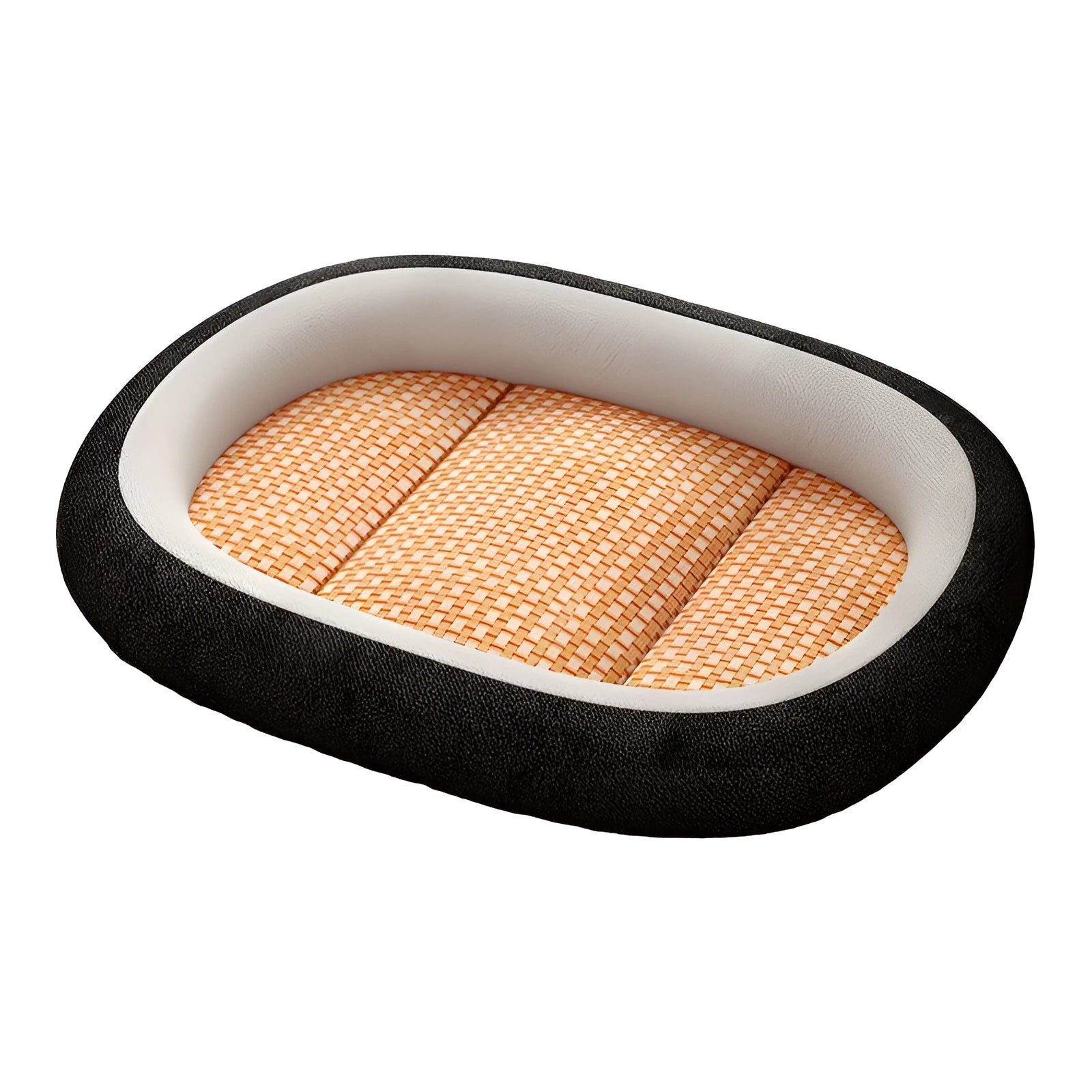Removable cover cotton-filled pet bed in various sizes and colours for dogs and cats