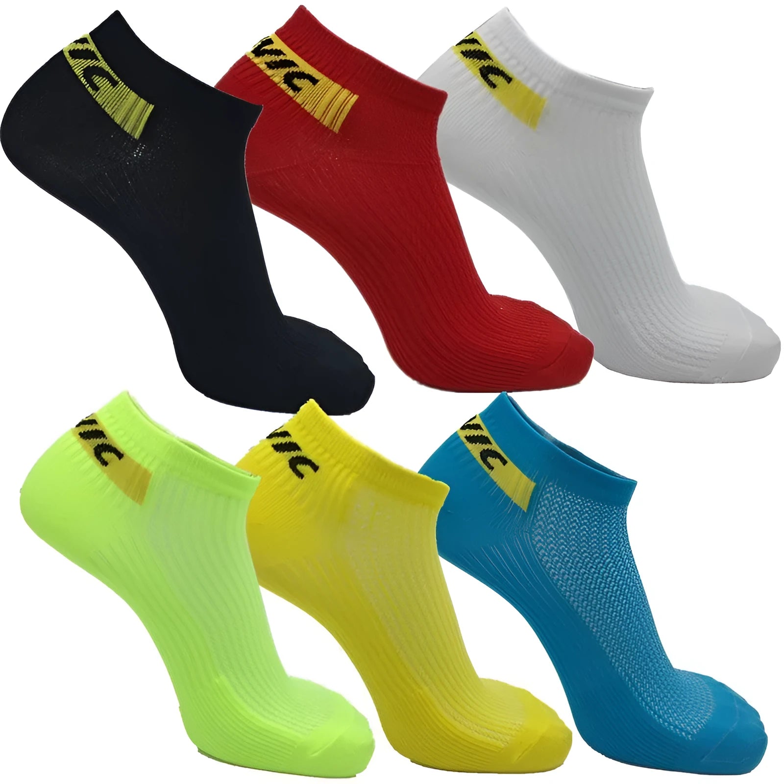 Breathable cotton sport socks for cycling and running in unisex free size