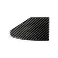 Carbon fibre USB charging port decorative sticker with 3M adhesive backing.