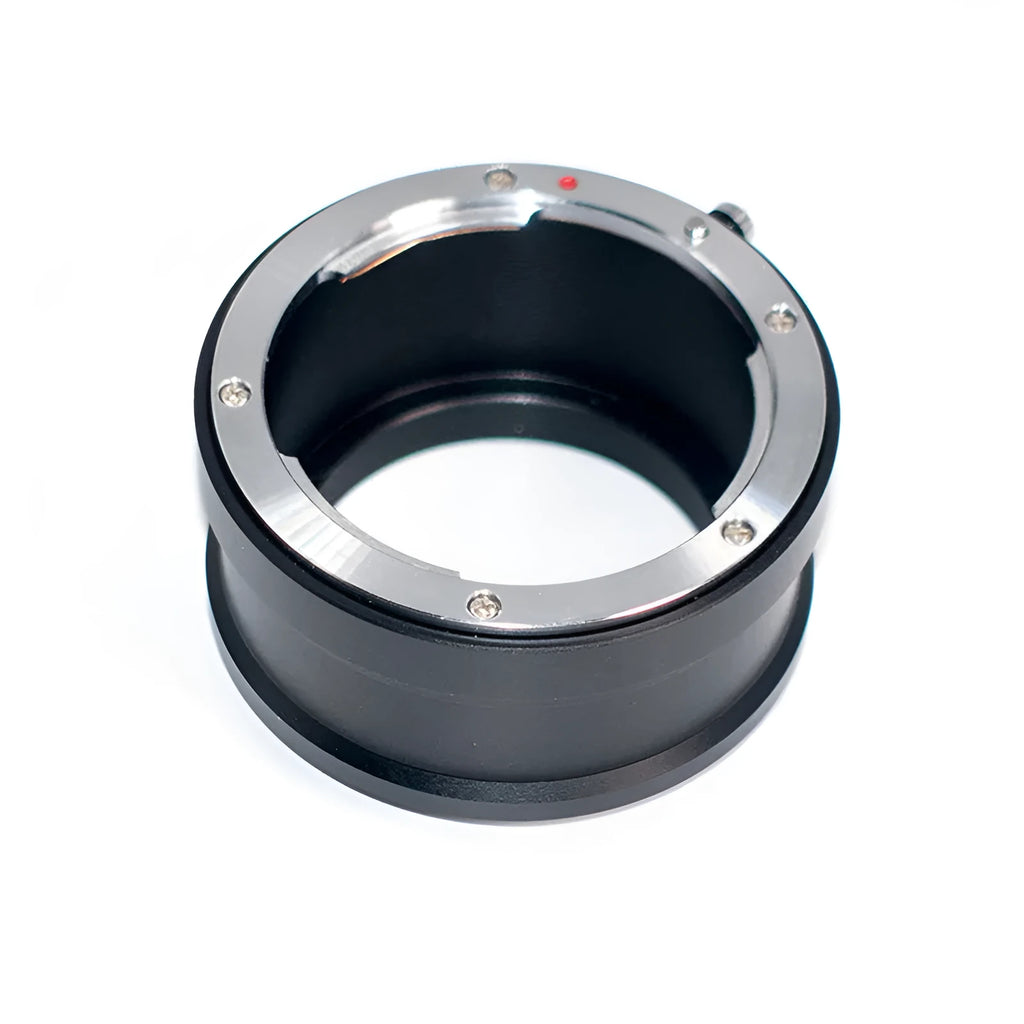 Black metal Nikon AI to Sony NEX lens adapter ring for NEX-5 and NEX-3 cameras