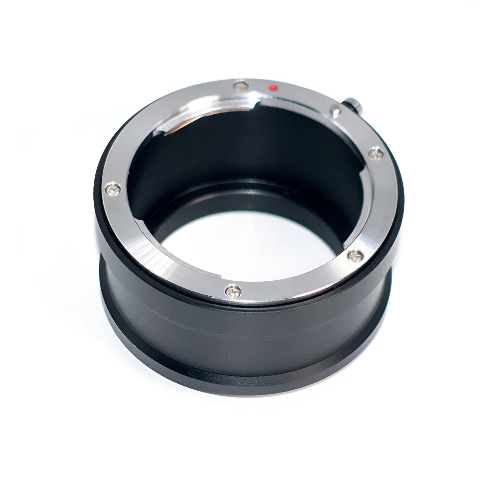 Black metal Nikon AI to Sony NEX lens adapter ring for NEX-5 and NEX-3 cameras