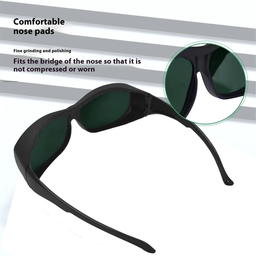 Photon skin rejuvenation laser safety goggles with polycarbonate lens for 200-2000nm protection.