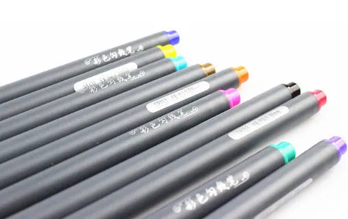 10-piece hook line technical drawing pen set with 0.38mm tips for architecture and design