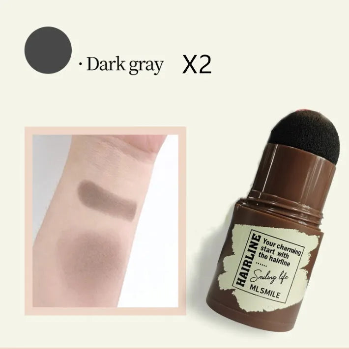 Brow stamp shaping kit with retouching shadow stick and 24 eyebrow cards for natural eyebrow shape
