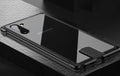 Transparent glass phone case with metal frame for Samsung Note10, Note10 Plus, S20 Ultra, black frame colour