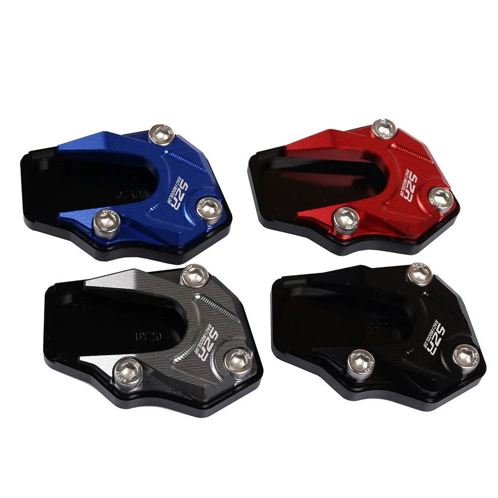 Thickened aluminium alloy side support pad bracket for New Continent Honda S07 electric car in black