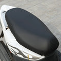 Black PU leather battery car seat cover sunscreen waterproof universal heat proof mat for electric vehicles