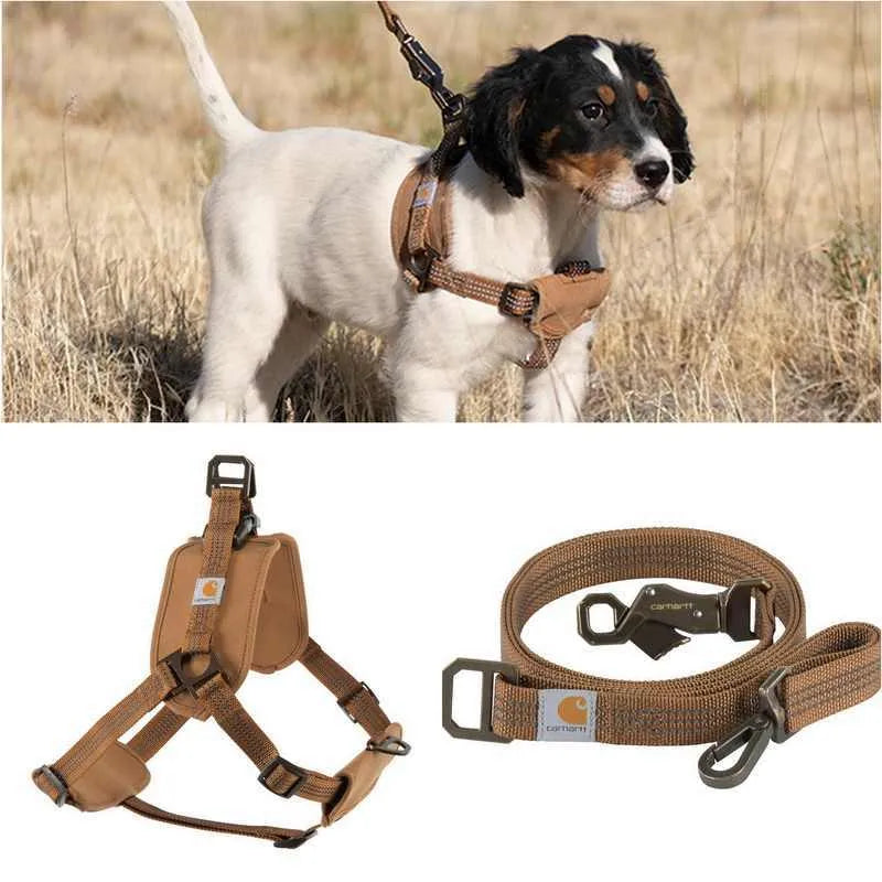 Dog chest strap training belt with reflective hand holding rope in sports style design