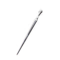 Silver metal urethral horse eye stick stimulation plug with graduated round beads