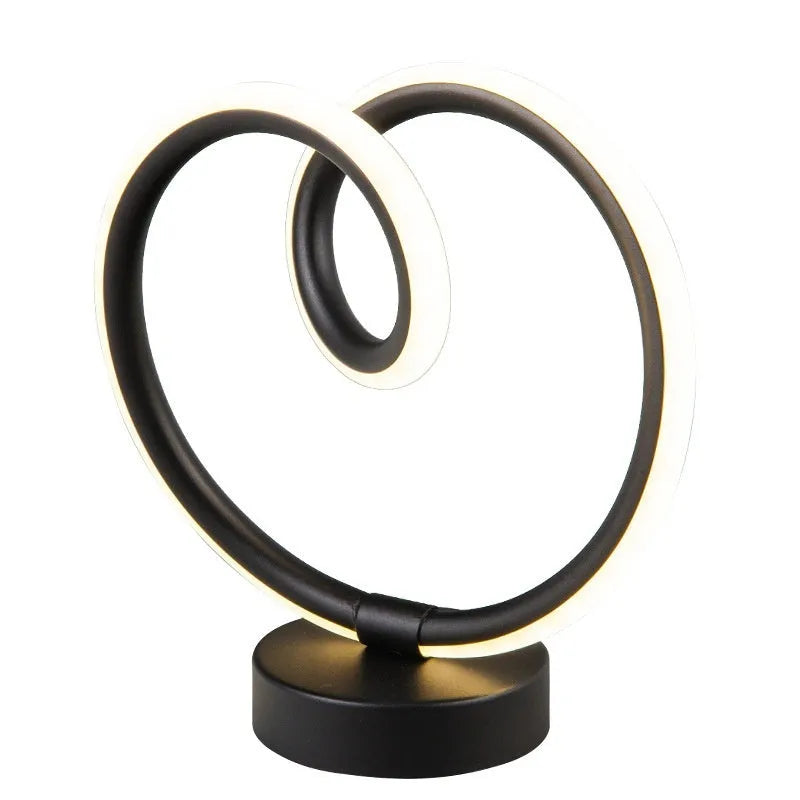 Black musical note-shaped Bluetooth remote control night light with RGB LED panel