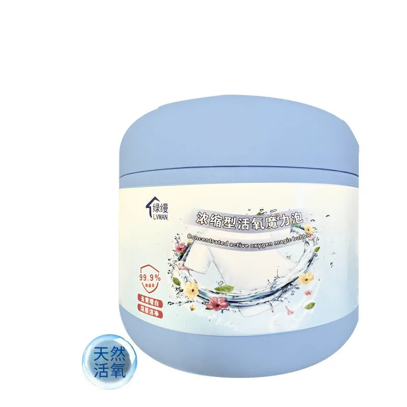 Bottle of Strong Decontamination Salt Active Oxygen Bleaching Powder, 400g.
