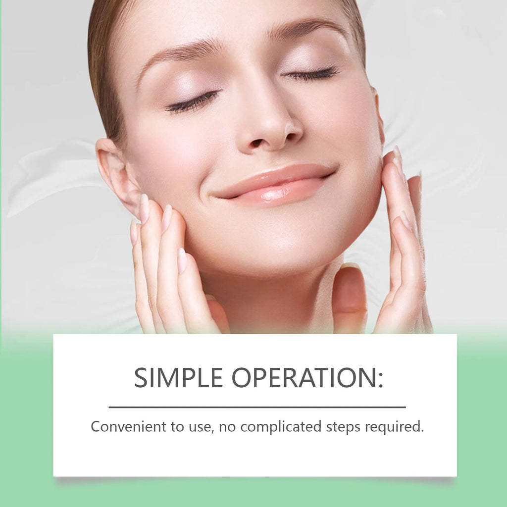 Invisible face lift tape patch kit with droplet-shaped stickers and adjustable lifting ropes for facial contouring
