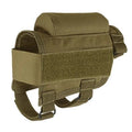 Tactical Crown ambidextrous nylon cheek rest with ammunition carrier for .308 .300 Winmag in black