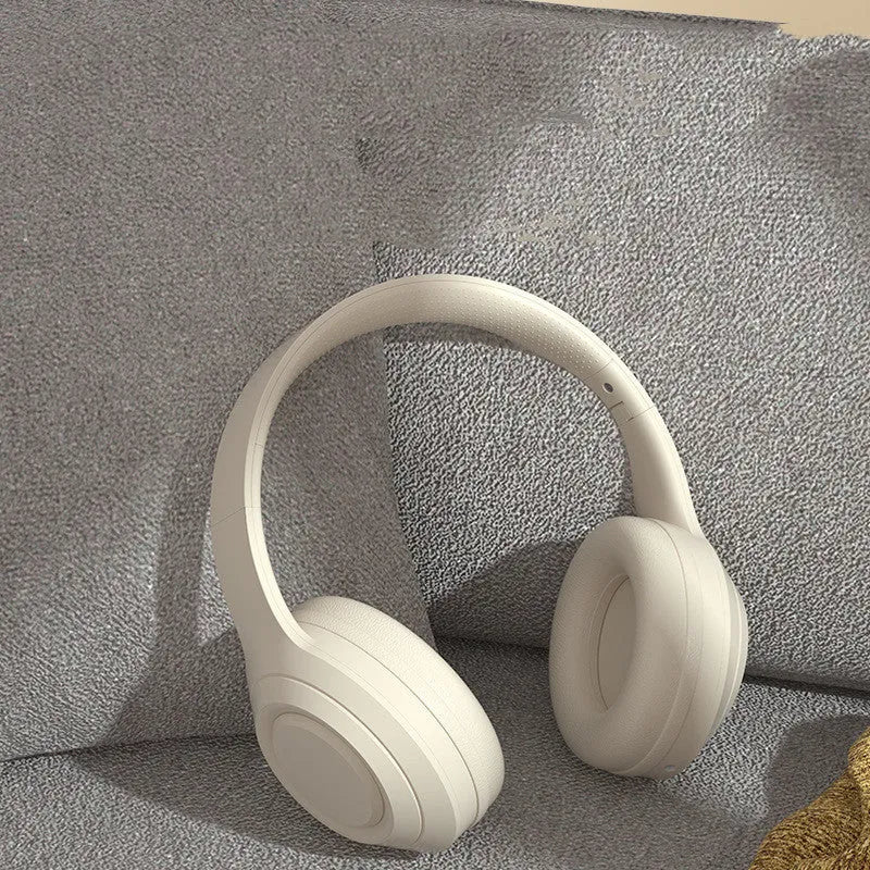 DR58 wireless Bluetooth headphones with noise reduction in white, pink, or black colours