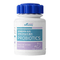 Bottle of Pet Active Probiotic Tablets containing 180 chewable tablets for pet health.