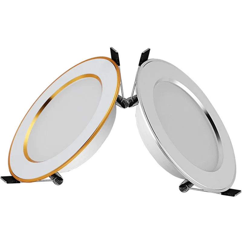 Anti-fog straw hat LED downlight recessed ceiling light in aluminium shell