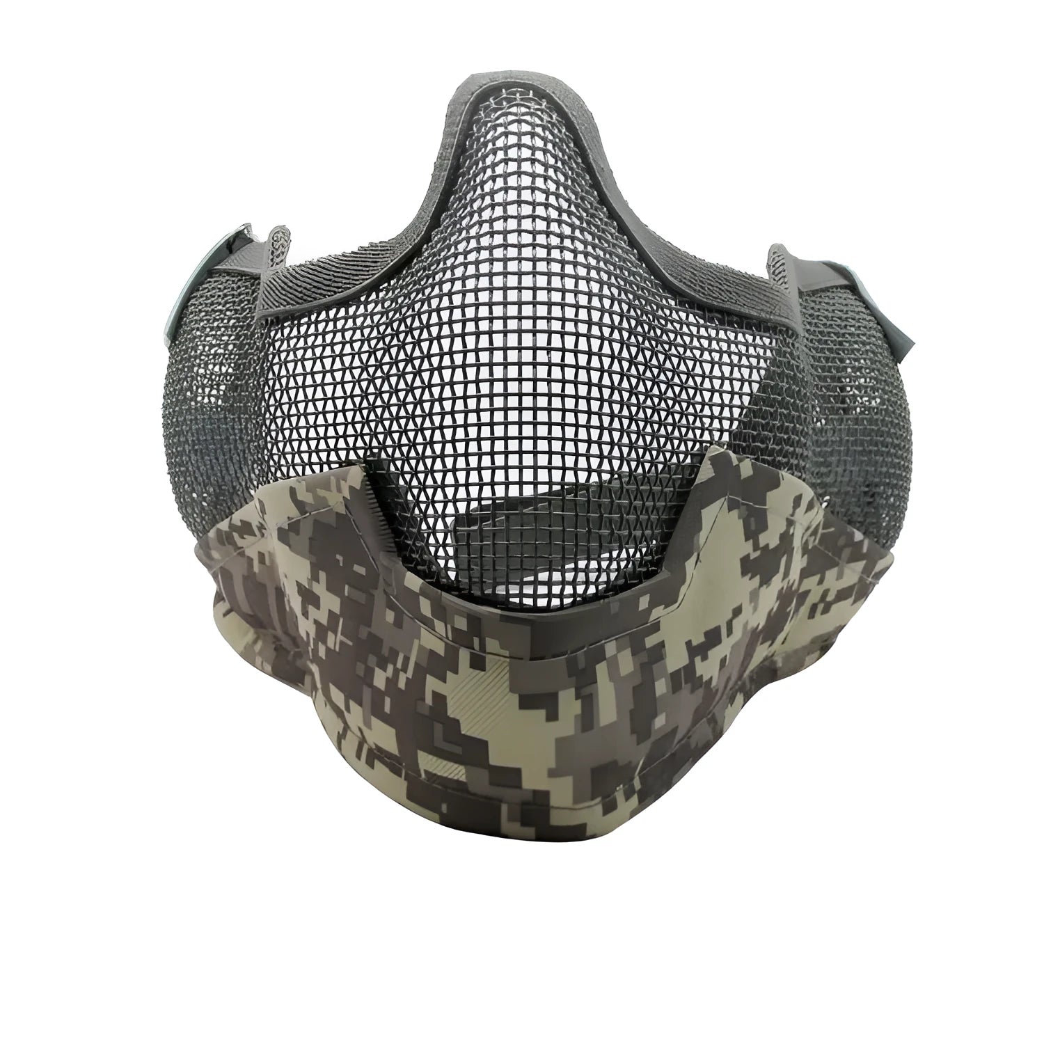 Carbon steel protective face mask for outdoor tactical sports in various colour options