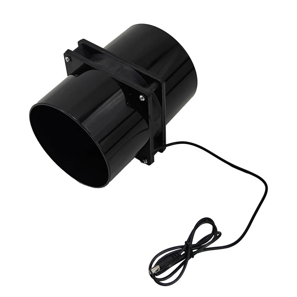 10W solar waterproof double exhaust fan with monocrystalline silicon panel and plastic flange mount
