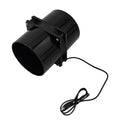 10W solar waterproof double exhaust fan with monocrystalline silicon panel and plastic flange mount