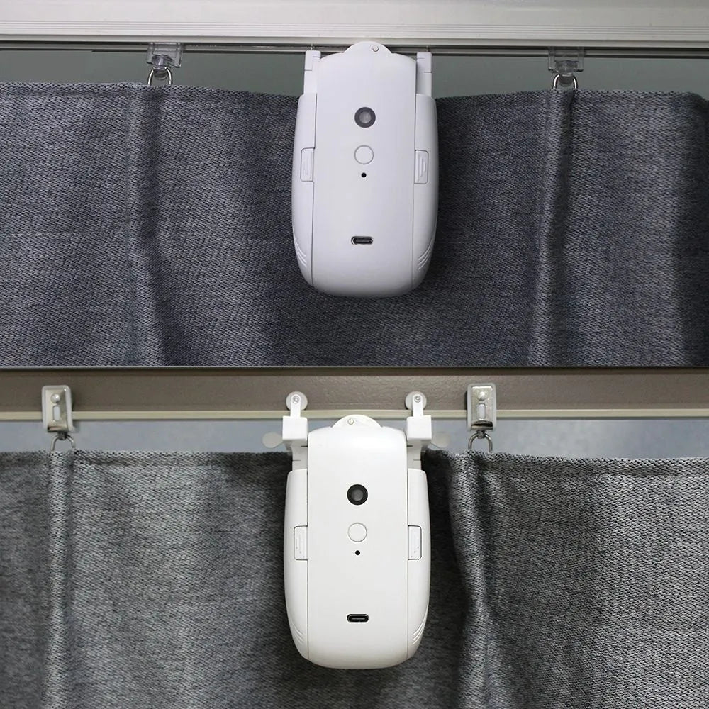 Bluetooth electric curtain controller for Roman rod and TU track systems with remote control and smart home connectivity