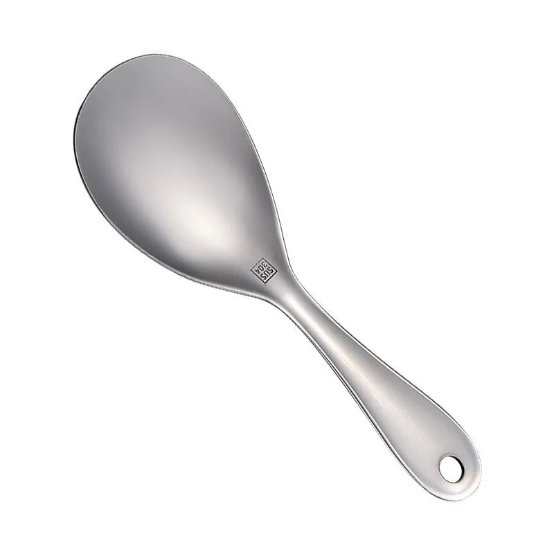 304 stainless steel meal spoon with simple solid colour design for adult household use
