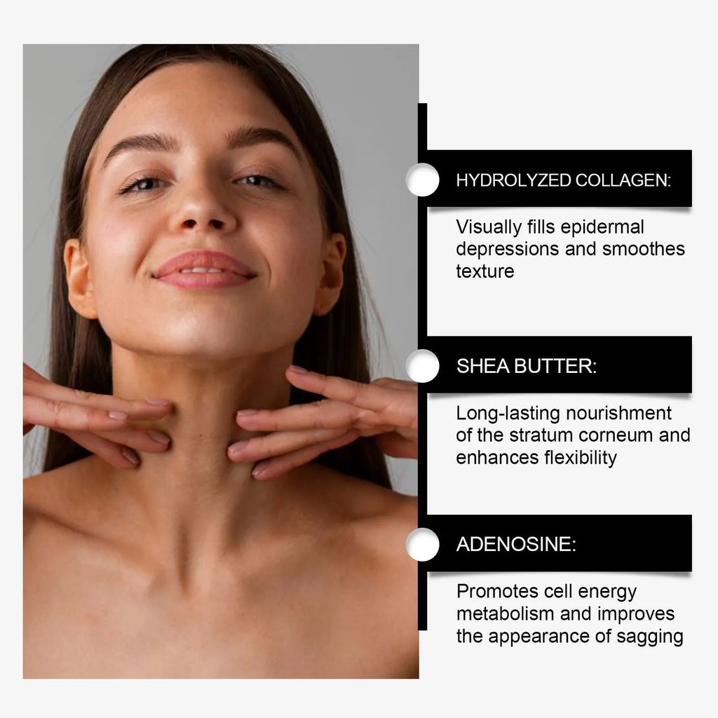 50g jar of lifting and tightening neck cream for the neck and décolletage