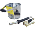 KDL-8876 automatic pneumatic paint spray gun with aluminium body and stainless steel components for wall and roof coatings.