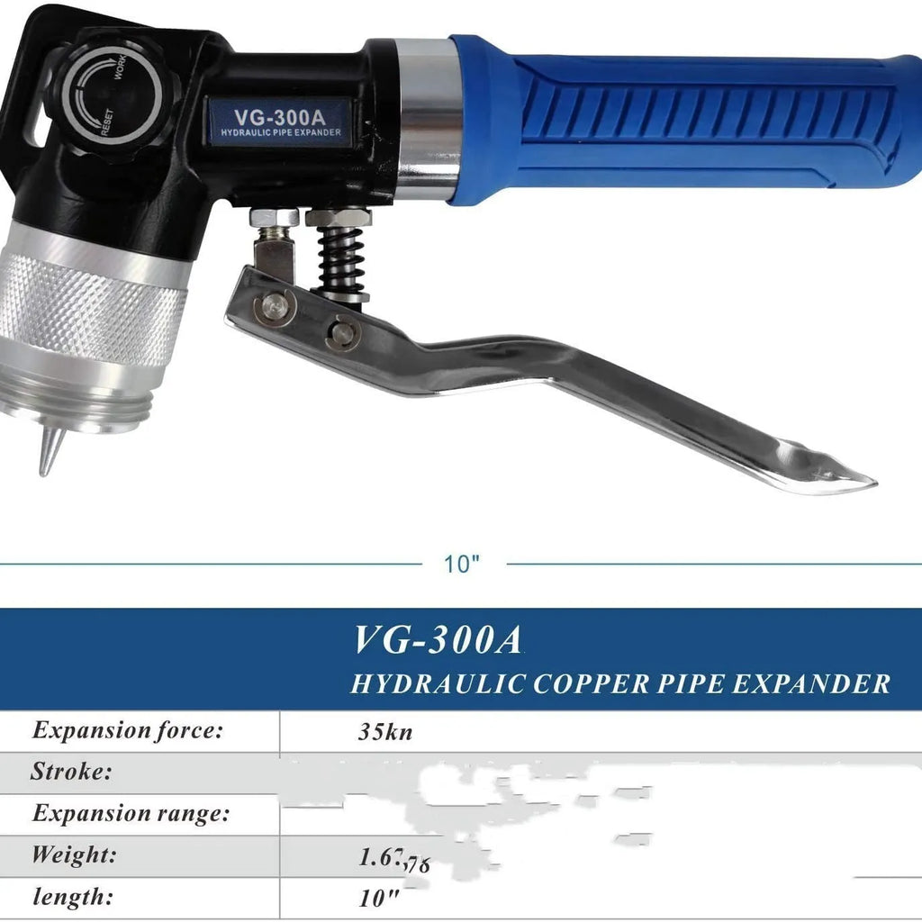 VG-300 hydraulic tube expander refrigeration tool with alloy steel construction