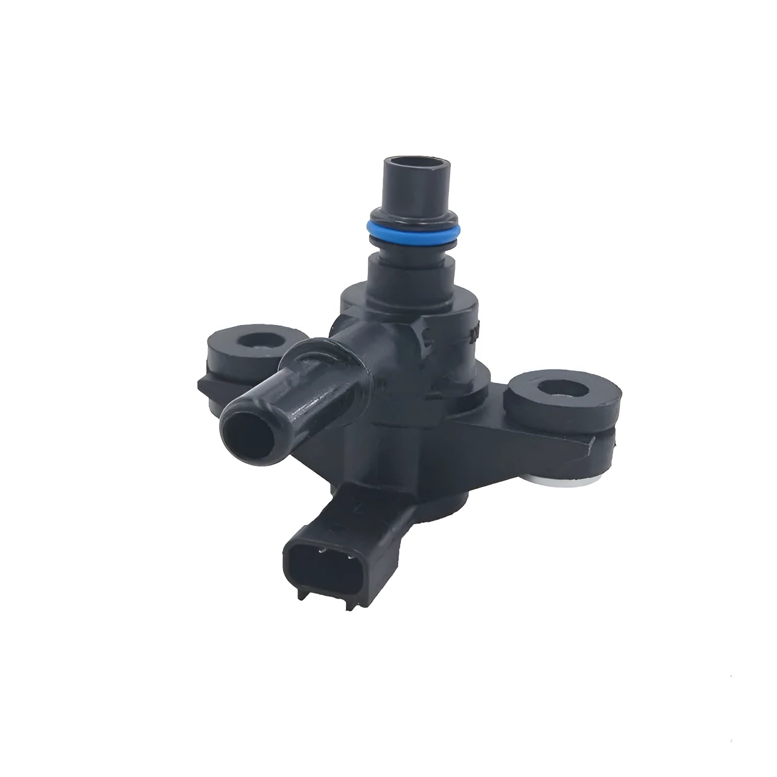Black ABS plastic Ford boost solenoid valve with AU5A-9G866-AB model identification