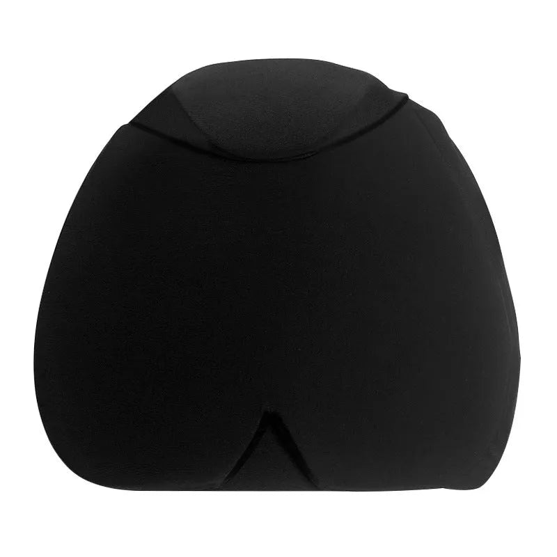 Simple solid colour cold compress cap with fully enclosed design in black, pink or dark blue options