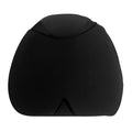 Simple solid colour cold compress cap with fully enclosed design in black, pink or dark blue options