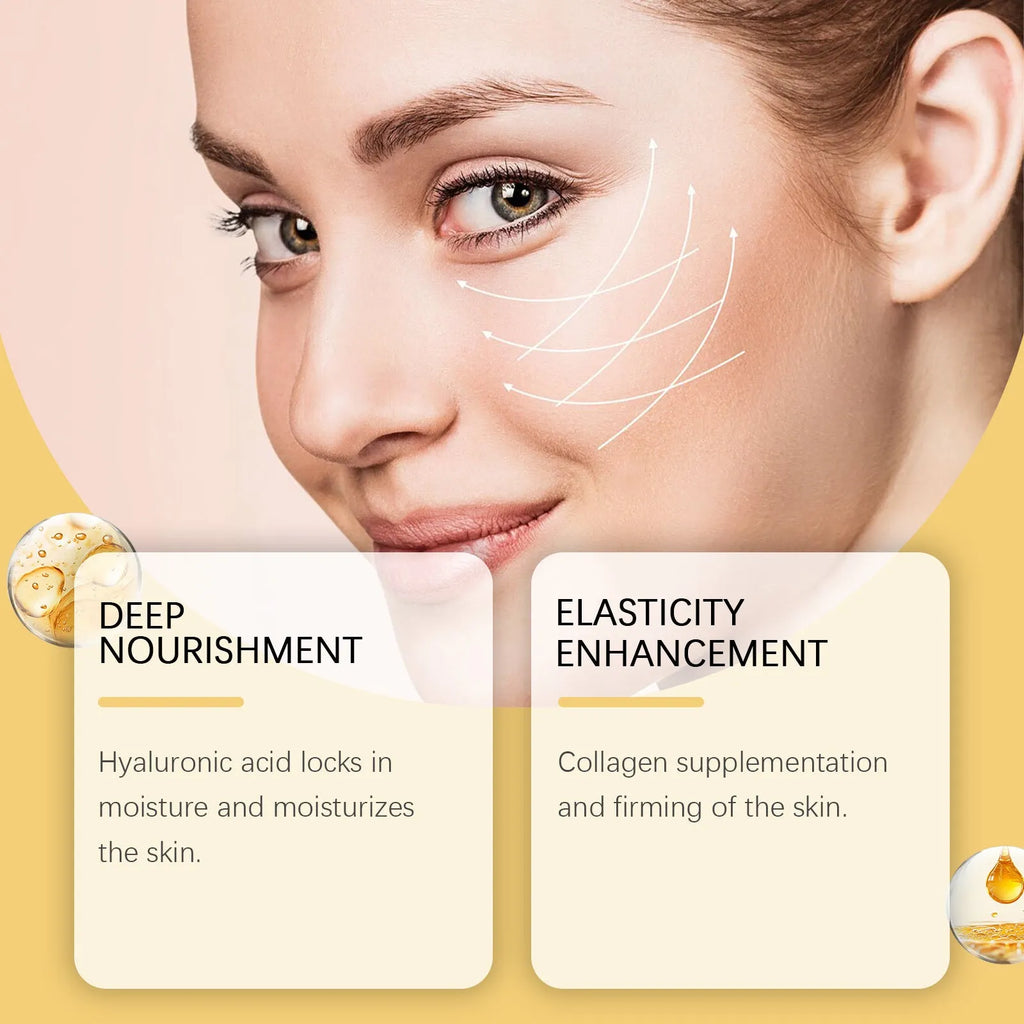 50g jar of neck firming cream with collagen and hyaluronic acid for skin texture improvement
