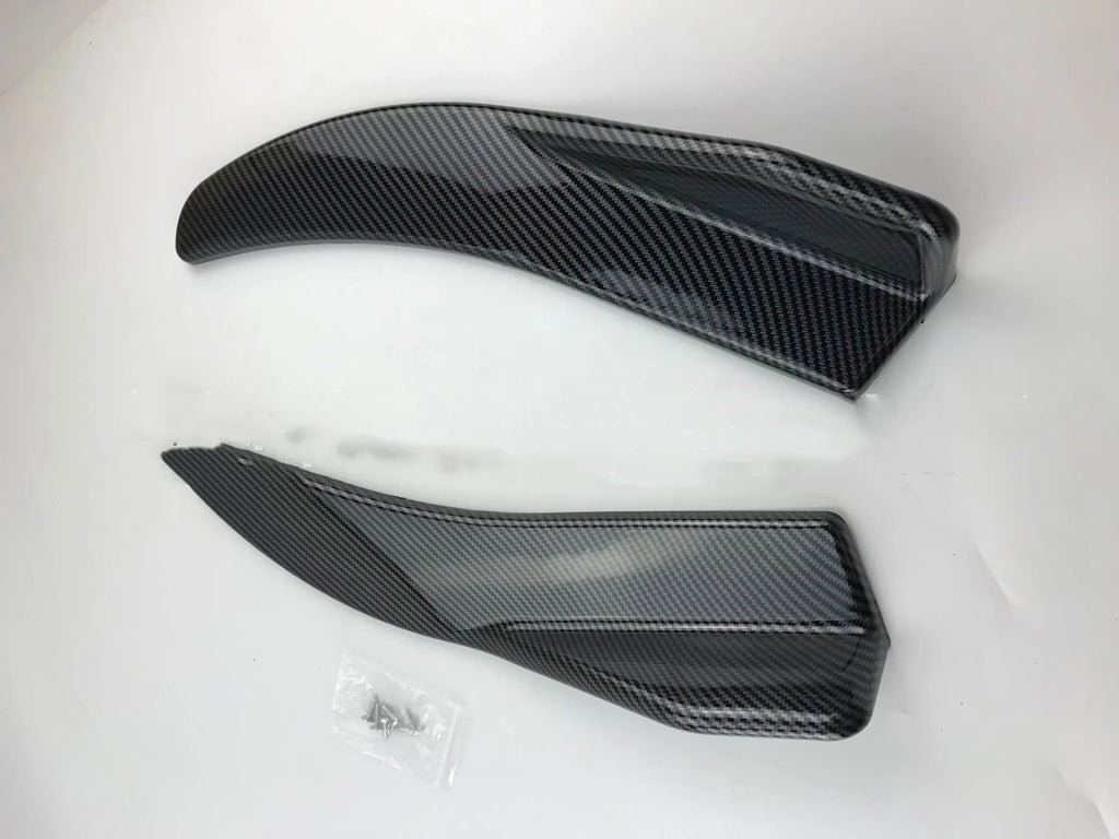Carbon fibre finish car deflector light set for General Motors vehicle bumpers