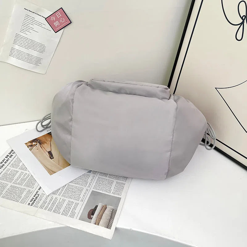 Nylon mommy bag in large capacity tote style, available in multiple colours for travel and daily use