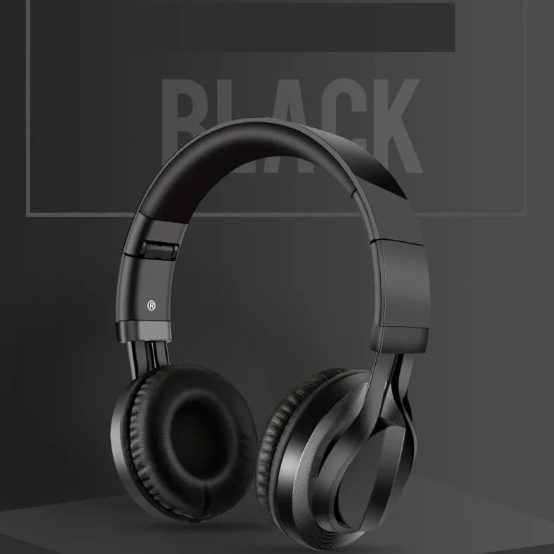 Wired head-mounted karaoke headphones with microphone and 3.5mm plug