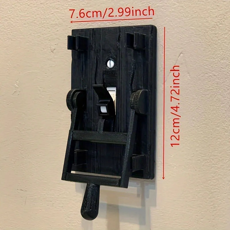 White American standard mechanical wall switch with single control function