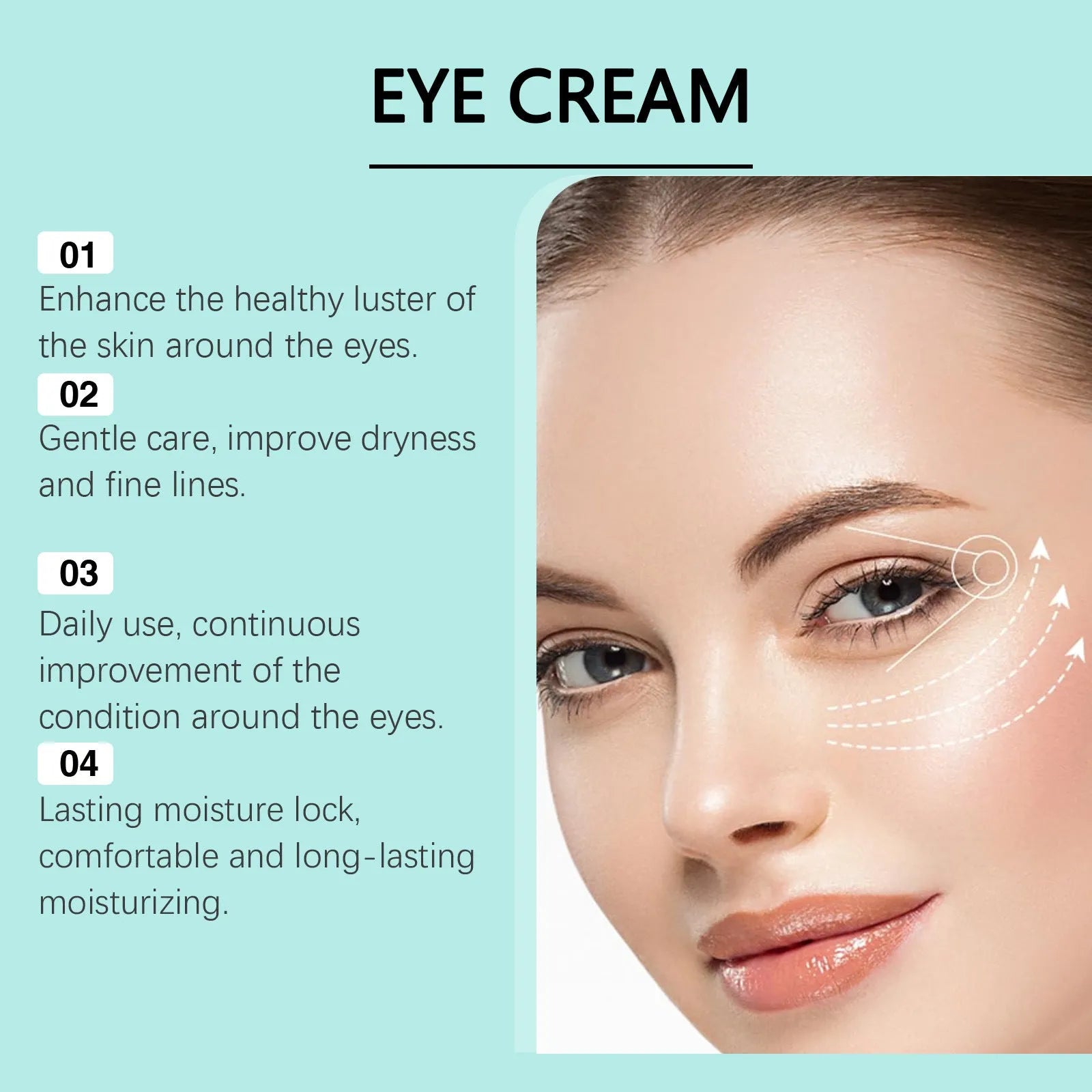 30g retinol anti-ageing eye cream in packaging for the delicate eye area