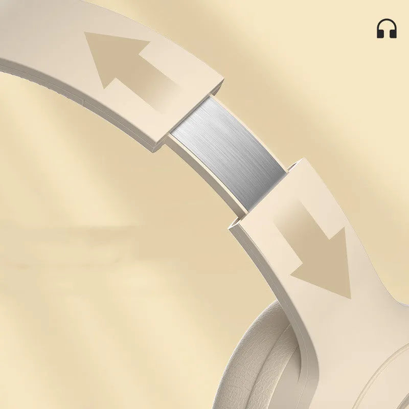 DR58 wireless Bluetooth headphones with noise reduction in white, pink, or black colours