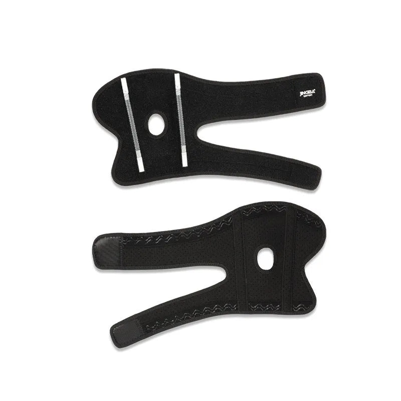 Black adjustable sports elbow guard for basketball, football, tennis and outdoor training activities