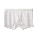 Men's leopard print jacquard lace underwear in black, shown in a mid-waist style.