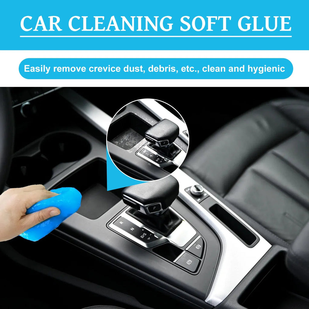 70g car cleaning soft gel adhesive putty for removing dust from interior vents and gaps.