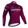 Long sleeve cycling jersey for mountain biking in a patterned colour, showcasing moisture-wicking fabric.