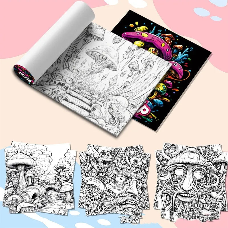 Acid tour painting book with 200mm length for drawing and sketching
