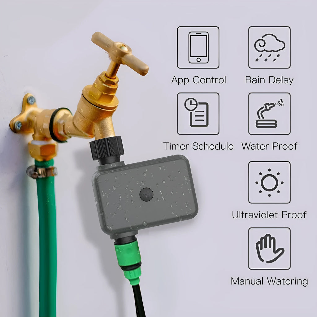 Intelligent garden irrigation water valve BWV-YC for smart home control system with EU US or small gateway style options