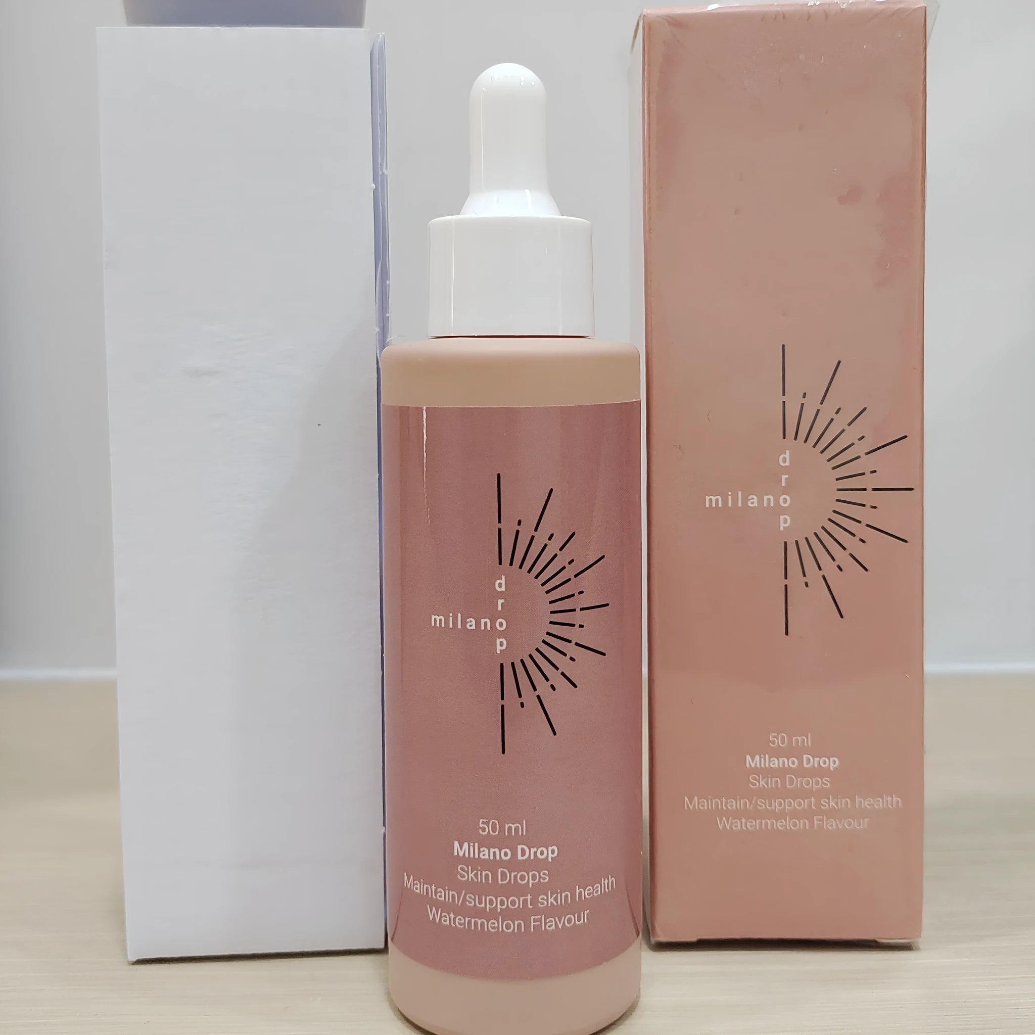 50ml tanning serum bottle for face and body with dark bronzer formula in mi lian colour box