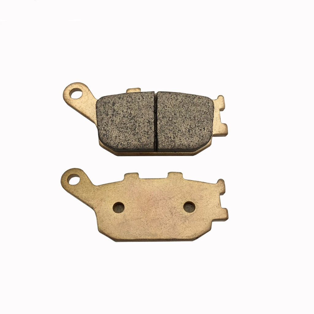 Honda CBR954RR rear motorcycle brake pad set with asbestos-free sintered material